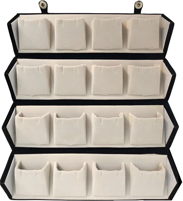 easyorganzier Earring Organizer Box for Women Jhumka Storage Case Jewellery Vanity Box Jewellery Display Storage Box for Earrings Jhumka Vanity Organizer Case Vanity Box