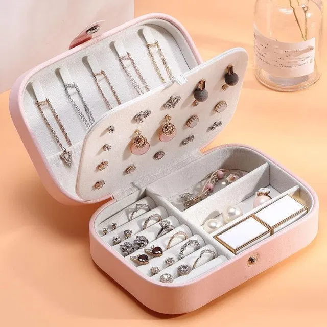 Woozy Jewellery Set Case, Earring Organizer Box, Mini Jewellery Storage Box Jewellery Vanity Box