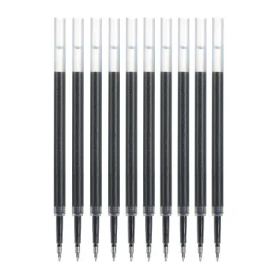 齐心 R511 速干按动中性笔替芯 精钢尖锥头 0.5mm 20支/盒 黑 黑色