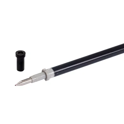 齐心 R980 通用中性笔替芯 拔帽式 子弹头 0.5mm 黑 20支/盒 黑色
