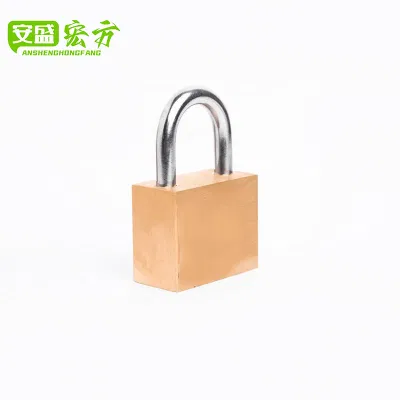 安盛宏方 ASHF800 40mm 黄色 铜叶片锁 (计价单位:个) 黄色
