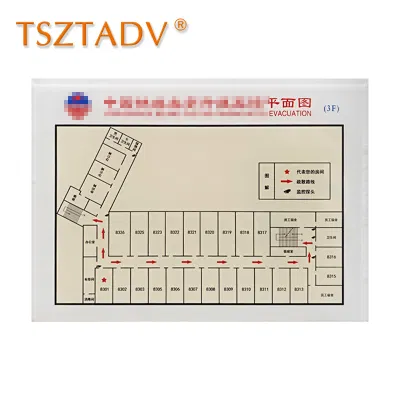 TSZTADV 加厚亚克力平面标志牌21-14.8cm 块