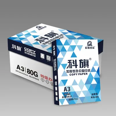 宣皇 科旗04号a3打印纸80g复印纸500张/包办公专用纸学生用纸a3打印白纸 科旗04号A3 80G 4包/箱