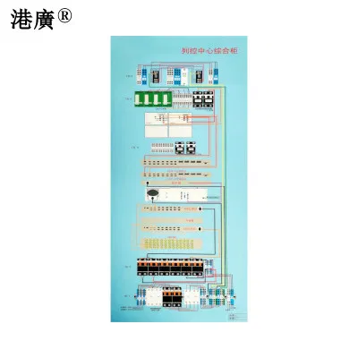 港广 联锁机柜图 430×800mm 亚克力 1块