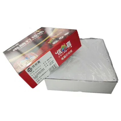 优彩嘉 电脑打印纸 二联三等分 彩色 撕边 241-2 包