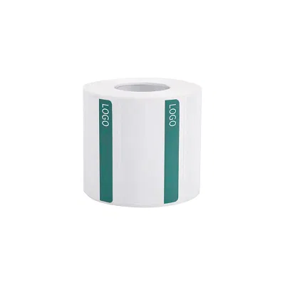 鸿灵睿芯GRM23Y 40mm*35mm 200张打印标签 (计价单位:卷)白绿色
