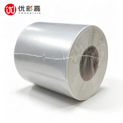 优彩嘉 五防热敏亚银标签纸 80*60*520张(单排) BQZ03 卷