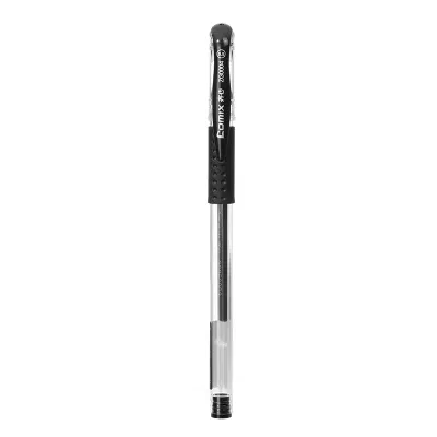 齐心 ZG0004 通用中性笔 子弹头 0.5mm 黑 12支装