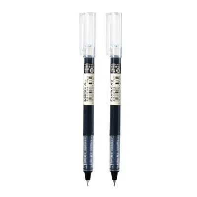 齐心 RP625 全针管直液式走珠笔 0.5mm 12支/盒 黑 黑色