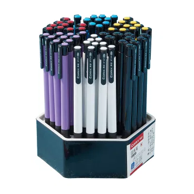 齐心 BP102R 0.7mm 圆珠笔 蓝 60支/套 蓝色