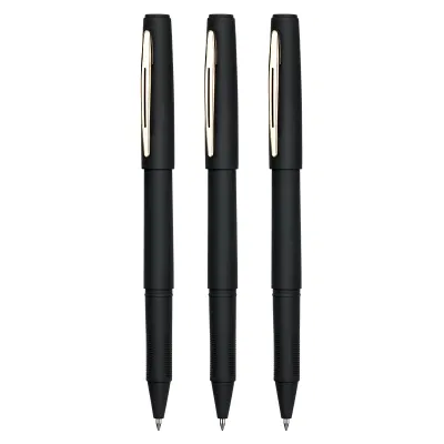 齐心 GP187 大容量中性笔 子弹头 0.7mm 黑 12支装