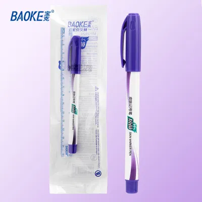 宝克(BAOKE)MP2929 皮肤记号笔 紫色 1支 紫色