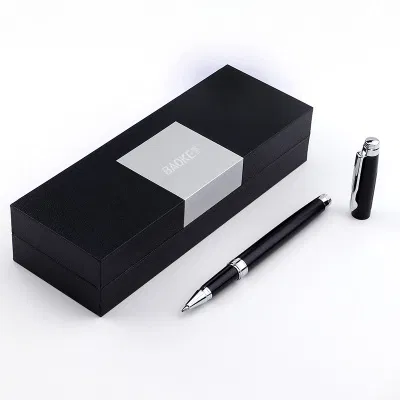 宝克（baoke）PC111 绅宝商务签字中性笔笔哑光纯金属精品笔 黑色0.7mm