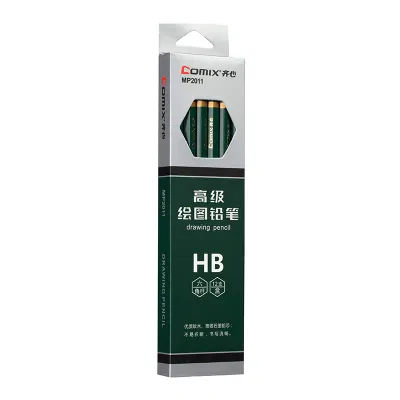 齐心 MP2011 高级绘图铅笔 HB 黑色