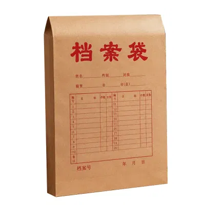 凌美盛 A4牛皮纸档案袋 34*24*底宽2.7cmDAD27 个