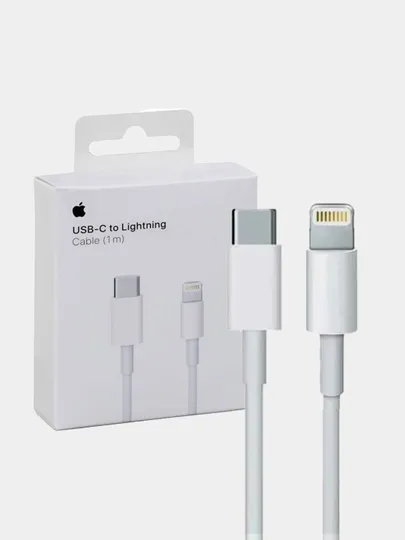 Зарядное устройство для iPhone, зарядка 20 Вт, с кабелем Type-C — Lightning