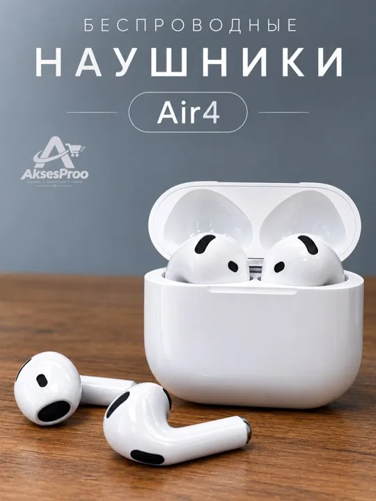 Беспроводные наушники Air 4 с сенсорным управлением, для iPhone и Android