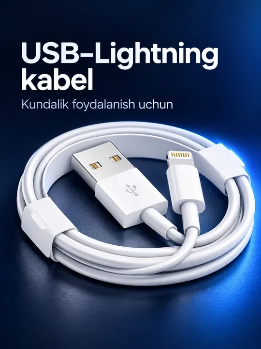 USB – Lightning кабель для iPhone, быстрая зарядка и передача данных
