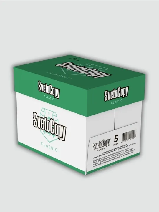 Офисная бумага SvetoCopy A4 80 г/м², 500 листов, белая
