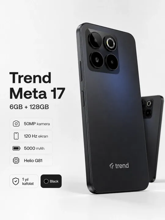 Смартфон Trend Meta 17 6/128GB, 6.67", 120Hz, Helio G81, Android, 2 SIM