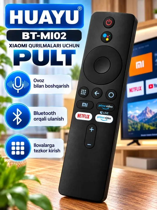 Универсальный пульт для телевизоров MI, XIAOMI, TV STICK, TV BOX и Smart TV
